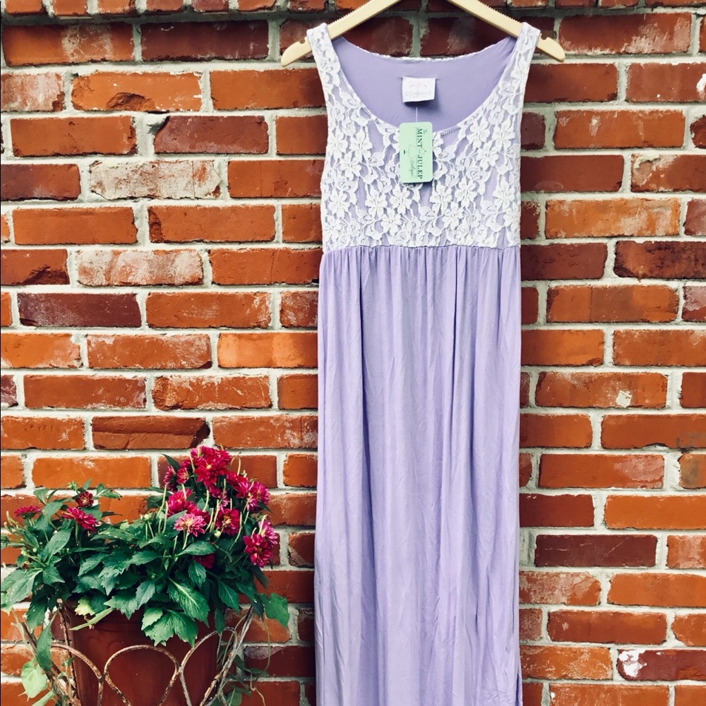 Carried away maxi dress super soft purple size M